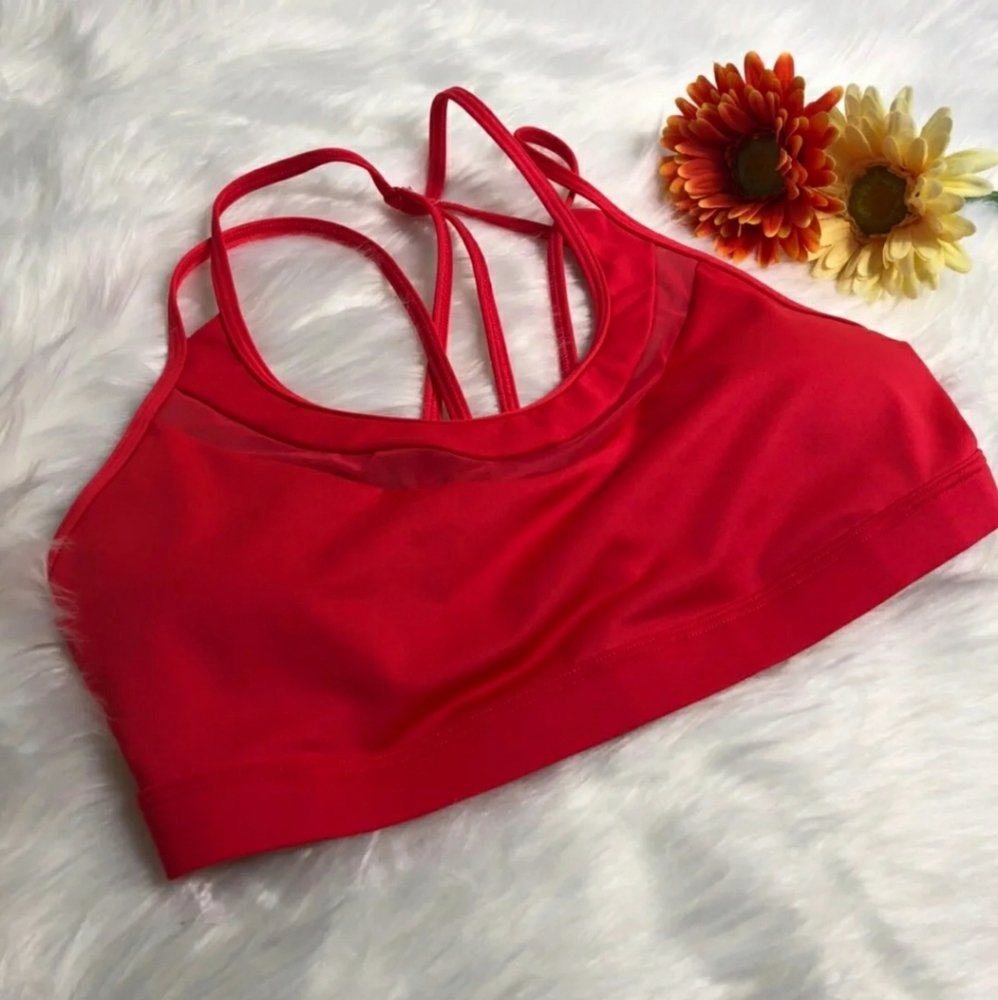 NWOT Sexy Rose Red Victoria Sport Sports Bra